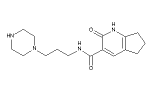 Image of 2-keto-N-(3-piperazinopropyl)-1,5,6,7-tetrahydro-1-pyrindine-3-carboxamide