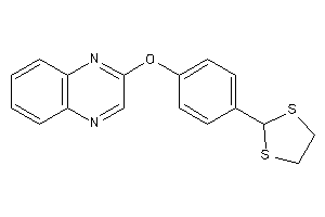 2-[4-(1,3-dithiolan-2-yl)phenoxy]quinoxaline