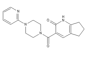 3-[4-(2-pyridyl)piperazine-1-carbonyl]-1,5,6,7-tetrahydro-1-pyrindin-2-one