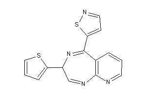 Image of 5-[3-(2-thienyl)-3H-pyrido[2,3-e][1,4]diazepin-5-yl]isothiazole