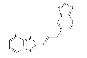 Image of [1,2,4]triazolo[1,5-a]pyrimidin-2-yl-[2-([1,2,4]triazolo[1,5-a]pyrimidin-6-yl)ethylidene]amine