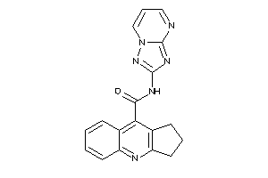Image of N-([1,2,4]triazolo[1,5-a]pyrimidin-2-yl)-2,3-dihydro-1H-cyclopenta[b]quinoline-9-carboxamide
