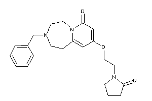 3-benzyl-9-[2-(2-ketopyrrolidino)ethoxy]-1,2,4,5-tetrahydropyrido[2,1-g][1,4]diazepin-7-one