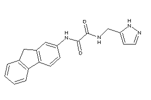 N'-(9H-fluoren-2-yl)-N-(1H-pyrazol-5-ylmethyl)oxamide