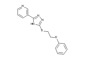 Image of 3-[5-(2-phenoxyethylthio)-4H-1,2,4-triazol-3-yl]pyridine