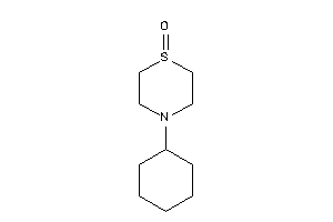 4-cyclohexyl-1,4-thiazinane 1-oxide
