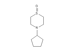 4-cyclopentyl-1,4-thiazinane 1-oxide