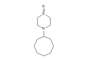 4-cyclooctyl-1,4-thiazinane 1-oxide