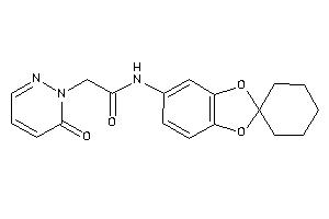 2-(6-ketopyridazin-1-yl)-N-spiro[1,3-benzodioxole-2,1'-cyclohexane]-5-yl-acetamide