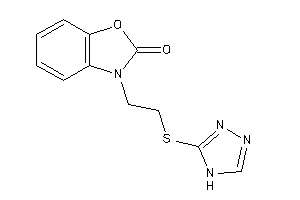 3-[2-(4H-1,2,4-triazol-3-ylthio)ethyl]-1,3-benzoxazol-2-one