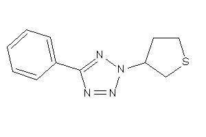 Image of 5-phenyl-2-tetrahydrothiophen-3-yl-tetrazole