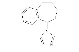 1-(6,7,8,9-tetrahydro-5H-benzocyclohepten-9-yl)imidazole