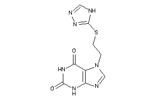 Image of 7-[2-(4H-1,2,4-triazol-3-ylthio)ethyl]xanthine