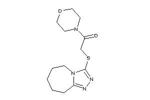 1-morpholino-2-(6,7,8,9-tetrahydro-5H-[1,2,4]triazolo[4,3-a]azepin-3-ylthio)ethanone