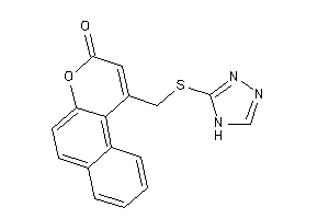 1-[(4H-1,2,4-triazol-3-ylthio)methyl]benzo[f]chromen-3-one