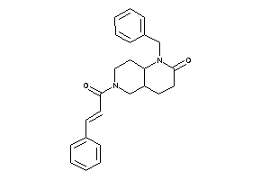 1-benzyl-6-cinnamoyl-4,4a,5,7,8,8a-hexahydro-3H-1,6-naphthyridin-2-one