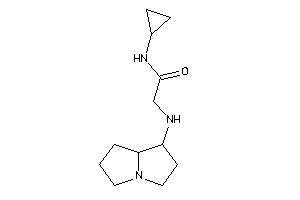 Image of N-cyclopropyl-2-(pyrrolizidin-1-ylamino)acetamide
