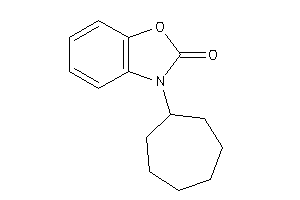 3-cycloheptyl-1,3-benzoxazol-2-one