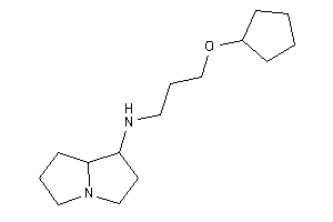3-(cyclopentoxy)propyl-pyrrolizidin-1-yl-amine