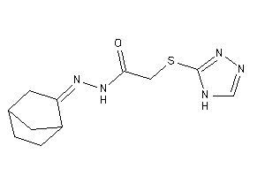 Image of N-(norbornan-2-ylideneamino)-2-(4H-1,2,4-triazol-3-ylthio)acetamide