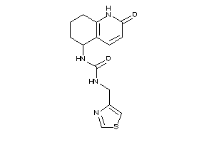 Image of 1-(2-keto-5,6,7,8-tetrahydro-1H-quinolin-5-yl)-3-(thiazol-4-ylmethyl)urea