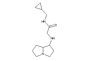 Image of N-(cyclopropylmethyl)-2-(pyrrolizidin-1-ylamino)acetamide