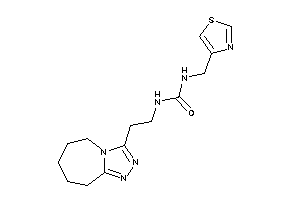 1-[2-(6,7,8,9-tetrahydro-5H-[1,2,4]triazolo[4,3-a]azepin-3-yl)ethyl]-3-(thiazol-4-ylmethyl)urea