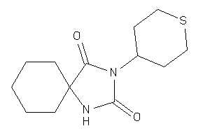 Image of 3-tetrahydrothiopyran-4-yl-1,3-diazaspiro[4.5]decane-2,4-quinone
