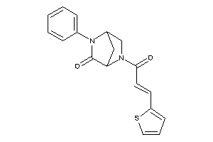 2-phenyl-5-[3-(2-thienyl)acryloyl]-2,5-diazabicyclo[2.2.1]heptan-3-one