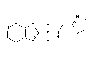 N-(thiazol-2-ylmethyl)-4,5,6,7-tetrahydrothieno[2,3-c]pyridine-2-sulfonamide