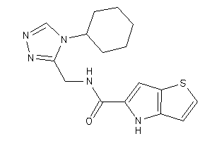 N-[(4-cyclohexyl-1,2,4-triazol-3-yl)methyl]-4H-thieno[3,2-b]pyrrole-5-carboxamide