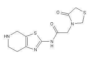 Image of 2-(4-ketothiazolidin-3-yl)-N-(4,5,6,7-tetrahydrothiazolo[5,4-c]pyridin-2-yl)acetamide