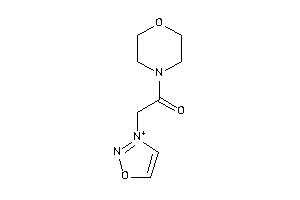 1-morpholino-2-(oxadiazol-3-ium-3-yl)ethanone