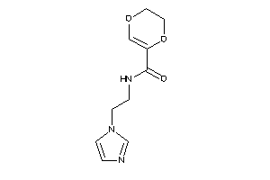 N-(2-imidazol-1-ylethyl)-2,3-dihydro-1,4-dioxine-5-carboxamide