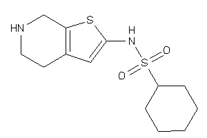 N-(4,5,6,7-tetrahydrothieno[2,3-c]pyridin-2-yl)cyclohexanesulfonamide