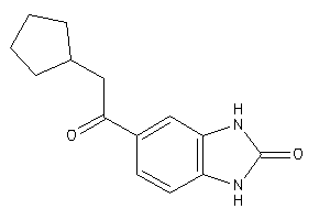 5-(2-cyclopentylacetyl)-1,3-dihydrobenzimidazol-2-one