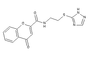 4-keto-N-[2-(1H-1,2,4-triazol-5-ylthio)ethyl]chromene-2-carboxamide