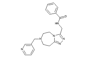 N-[[7-(3-pyridylmethyl)-5,6,8,9-tetrahydro-[1,2,4]triazolo[3,4-g][1,4]diazepin-3-yl]methyl]benzamide