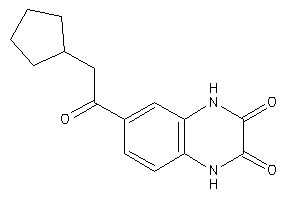 6-(2-cyclopentylacetyl)-1,4-dihydroquinoxaline-2,3-quinone