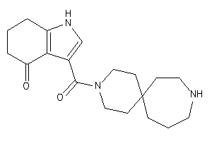 3-(3,9-diazaspiro[5.6]dodecane-3-carbonyl)-1,5,6,7-tetrahydroindol-4-one