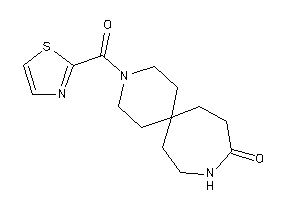 Image of 3-(thiazole-2-carbonyl)-3,10-diazaspiro[5.6]dodecan-9-one