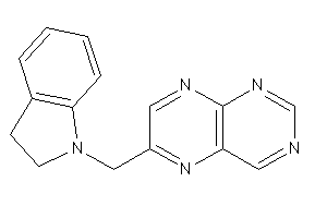 Image of 6-(indolin-1-ylmethyl)pteridine