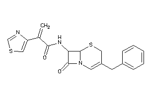 Image of N-(3-benzyl-8-keto-5-thia-1-azabicyclo[4.2.0]oct-2-en-7-yl)-2-thiazol-4-yl-acrylamide