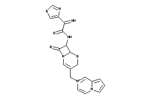 2-imino-N-[8-keto-3-(pyrrolo[1,2-a]pyrazin-2-ium-2-ylmethyl)-5-thia-1-azabicyclo[4.2.0]oct-2-en-7-yl]-2-thiazol-4-yl-acetamide