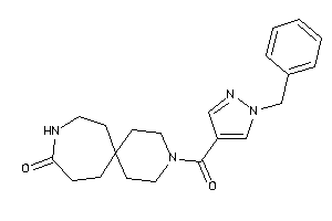 Image of 3-(1-benzylpyrazole-4-carbonyl)-3,10-diazaspiro[5.6]dodecan-9-one