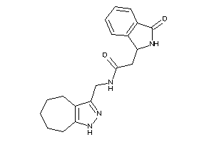 N-(1,4,5,6,7,8-hexahydrocyclohepta[c]pyrazol-3-ylmethyl)-2-(3-ketoisoindolin-1-yl)acetamide