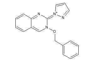 3-benzoxy-2-pyrazol-1-ium-1-ylidene-quinazoline