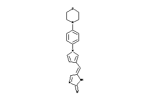 4-[[1-(4-morpholinophenyl)pyrrol-3-yl]methylene]-3-imidazolin-2-one