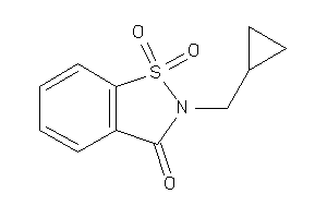 Image of 2-(cyclopropylmethyl)-1,1-diketo-1,2-benzothiazol-3-one