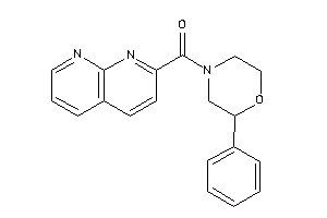 1,8-naphthyridin-2-yl-(2-phenylmorpholino)methanone